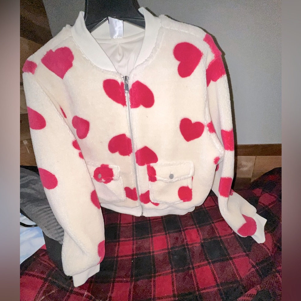 Target cargo heart jacket.